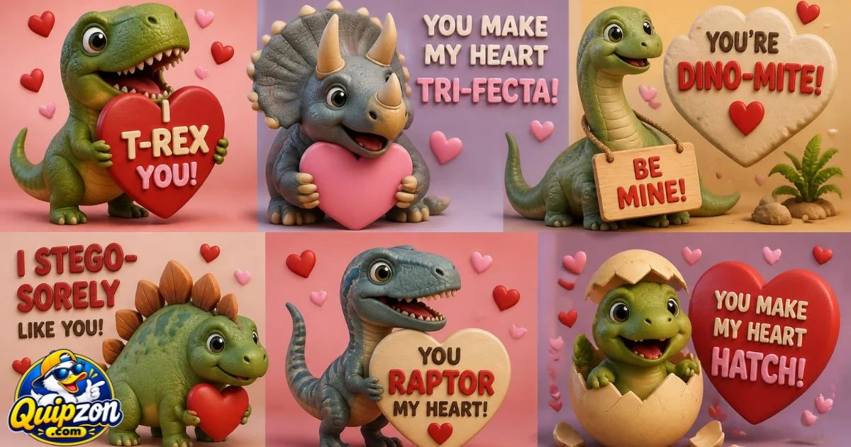150+ Dinosaur Valentines Puns to Make Your Heart Roar in [2026]