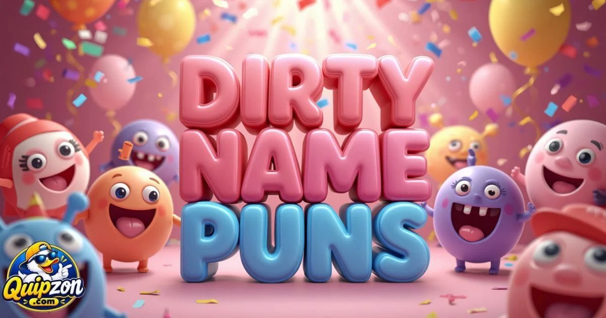 150+ Dirty Name Puns That Are Totally Hilarious [2026]