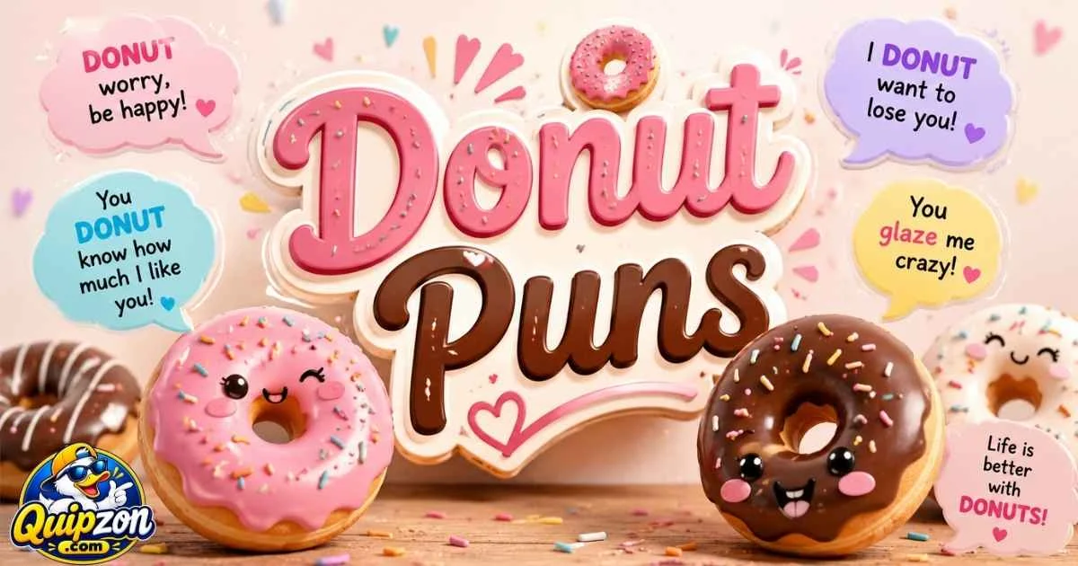300+ Donut Puns That Are Too Sweet to Pass Up [2026]