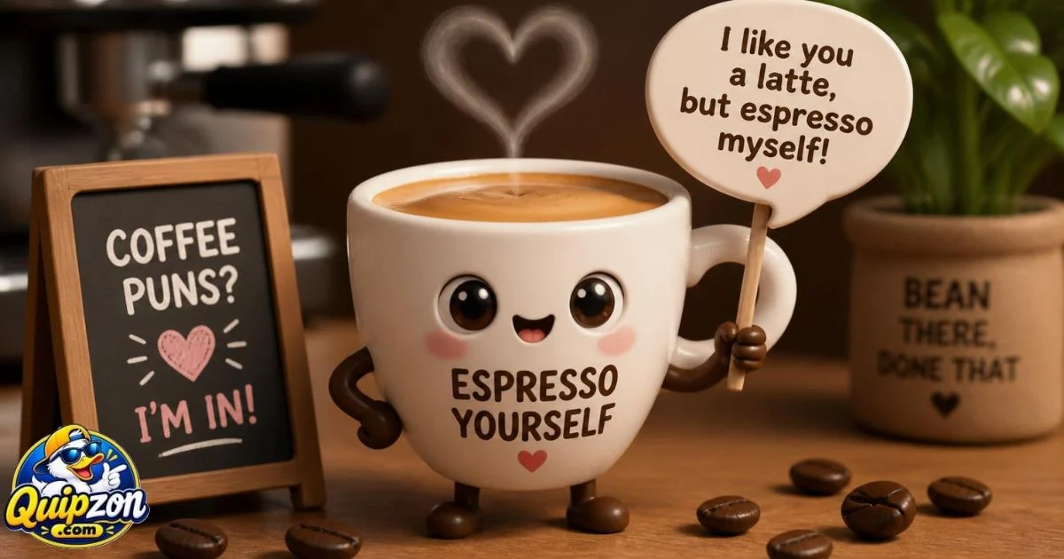 150+ Espresso Puns That Are Shot-Full of Energy [2026]