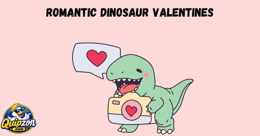 Romantic Dinosaur Valentines